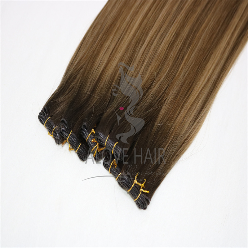 Cuticle intact genius wefts extensions